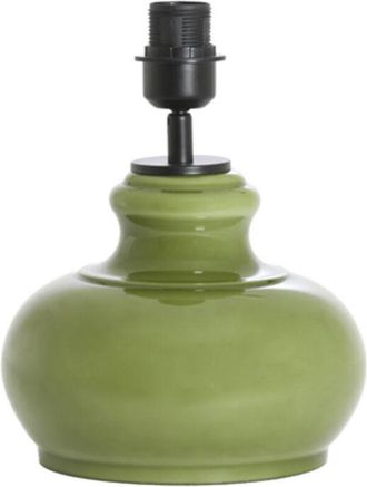 Light & Living Light & Living - L&aacute;mpara De Mesa - Verde - Verde - Vidrio - &Oslash;