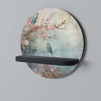 OEM Estante Redondo Cherry Birdsong Negro