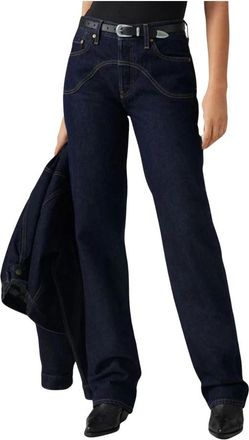 Levi's 501 90s Western - Dames - Regular Fit Jeans - Blauw - W30 L30 - Katoen - Jeans