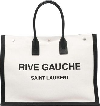 Saint Laurent Rive Gauche Leather Tote Bag
