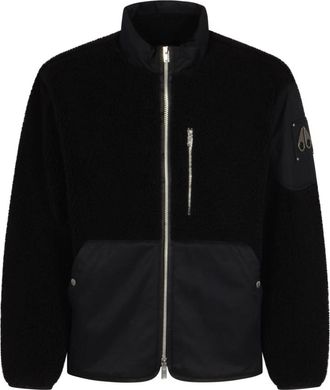 Moose Knuckles Saglek Jacket - Heren - Vesten met rits - Zwart - M - Katoen - Hoodies & sweatvesten