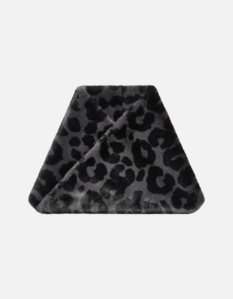 Nooki Design Womens TABITHA FAUX FUR SNOOD-GREY - Black - Size: ONE