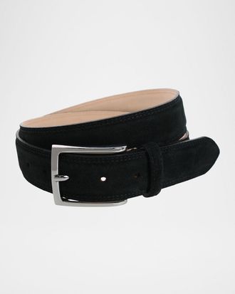 Trafalgar Store Mens Armando Suede Belt, 35mm