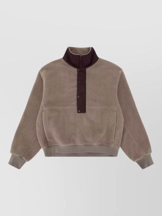 Entire studios half zip fleece jacket