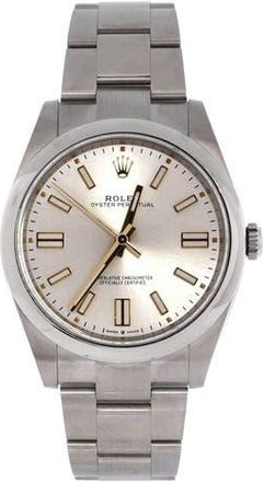 Rolex Oyster Perpetual Automatic Watch Stainless Steel 41 in Metallic Silver at Nordstrom