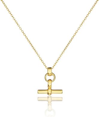 Lily & Roo Gold Mini T-Bar Necklace
