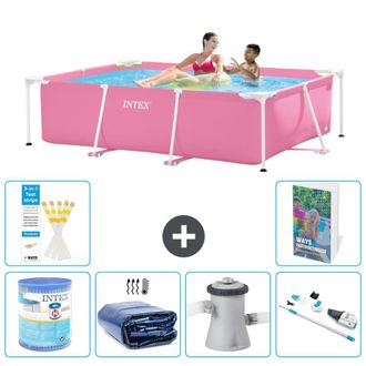 Intex Piscina Con Estructura Rectangular - 220x150x60 Cm - 7-piezas S27