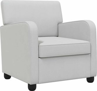vidaXL Sill&oacute;n Gris Claro Terciopelo Vidaxl