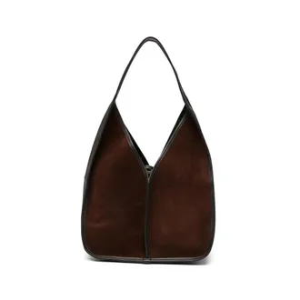 Hereu Calella Suede-panel Shoulder Bag