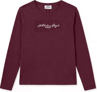 Freddy T-shirt Donna Manica Lunga Dettaglio Posteriore con Spacco