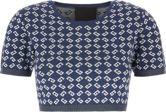 Givenchy Tops, Dames, Blauw, L, Denim, Stijlvolle Top voor Modeliefhebbers