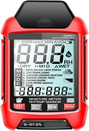 OEM Medidor De Humedad Digital Profesional, Higr&oacute;metro Para Madera Con Rango De 0-99,9%, Herramienta Port&aacute;til. Proteja Su Superficie De Trabajo