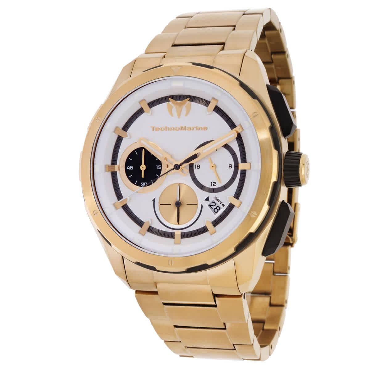 Technomarine Seven Seas Chronograph GMT Quartz Silver Dial  display picture 3