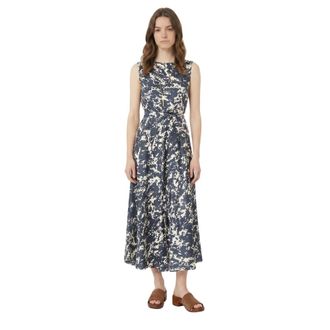 Max Mara Martina Seiden Kleid - female - Max Mara - Midi Dresses - Multicolor - M - Dresses