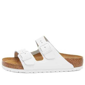 Birkenstock Arizona Natural Leather Sandals White 1025048