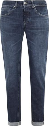 Dondup Blauwe Denim George Broek - Heren - Slim Fit Jeans - Blauw - W38 - Denim - Jeans