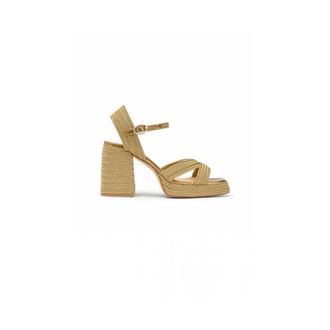 Castaner Castaner - Shoes > Flats > Mules - female - Casta&ntilde;er - High Heel Sandals - Yellow - 8 UK - Shoes