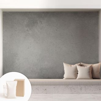 Tulup Carta Da Parati - Non Tessuto - Con Colla Inclusa - Per Interni - Ecologica - Con Ingresso - Soggiorno Grigio Elegante 208x146 Cm