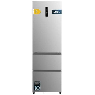Cecotec Cecotec Frigor&iacute;fico Combi No Frost Inox Puerta Francesa Bolero Coolmarket Combi Fd 400 Inox E. Frigor&iacute;fico French Door Inox, 400l, Total Nofrost, Moto