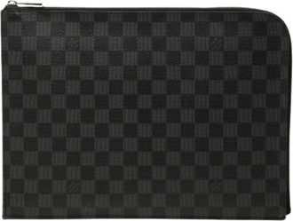 Louis Vuitton Pre-owned Pochette - Heren - Vintage Clutch - Zwart - ONE Size - Vintage