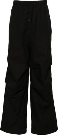 Jil Sander mid-rise straight-leg trousers - men - Cotton - 50 - Black