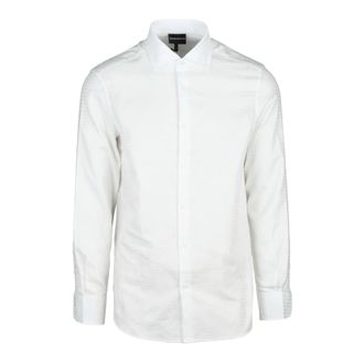 Emporio Armani Formal Shirt - male - Emporio Armani - Formal Shirts - White - XL - Shirts
