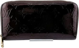 Louis Vuitton Magenta Monogram Vernis Long Wallet (Bi-Fold) (Pre-Owned)