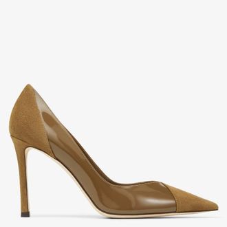 Jimmy Choo London Cass 95 Pointed-Toe Pumps, Brand Size 35 ( US Size 5 )