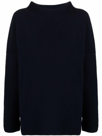 Daniela Gregis wool mock-neck sweater - women - Wool - One Size - Blue
