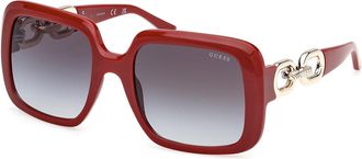 Guess GU00161 66B Womens Sunglasses Red Size 56