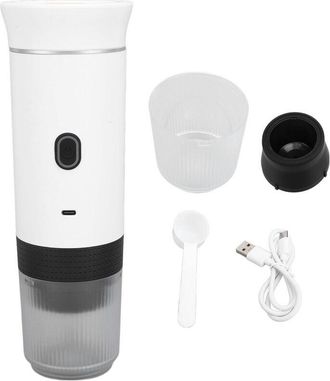 OEM Cafetera El&eacute;ctrica Port&aacute;til Recargable, M&aacute;quina Port&aacute;til Para Coche, Viajes, Oficina, Hogar, Blanca