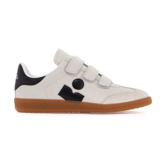 Isabel Marant Isabel Marant, Sneakers, male, White, Size: 4 US Leather Sneakers with Velcro Closure