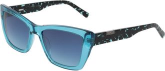 DKNY DK554S 430 Womens Sunglasses Blue Size 54