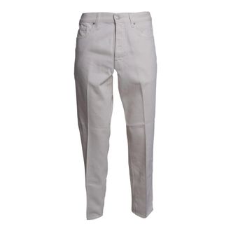 Don the Fuller Slim-fit Jeans, male, Beige, Size: W36 Seoul Carrot Fit Trousers