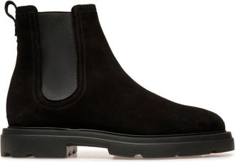 Bally Zenor round-toe boots - men - Deer Skin/Deer Skin/Rubber - 43 - Black