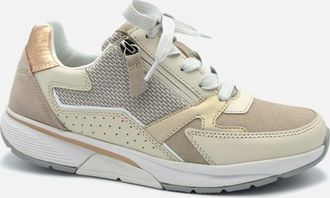 Gabor Womens ROLLING SOFT ADORA 86.878 LADIES TRAINER - Oasi Ivory - Size: 5.5