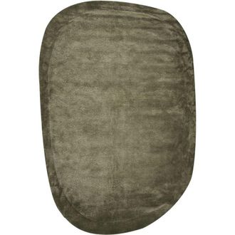 Beliani Rug MITHA Olive Green 200 x 300 cm Viscose