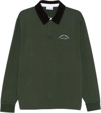 Maison Labiche Long-sleeve Velvet-collared Shirt