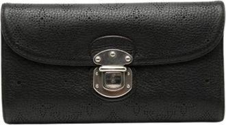 Louis Vuitton Pre-owned Wallets, female, Black, Size: ONE SIZE Pre-owned Amelia Wallet