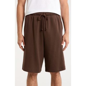 Abound Drawstring Waist Cotton Shorts in Brown Bracken at Nordstrom Rack, Size Xx-Large