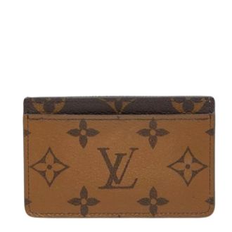 Louis Vuitton Pre-owned Wallets, female, Brown, Size: ONE SIZE Pre-owned Business card case