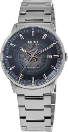 Mido Commander Gradient Blue Dial Steel Mens Watch M021.407.11.411.01