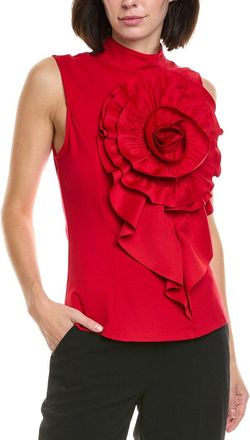 Gracia Ruffle Flower Detail Tank