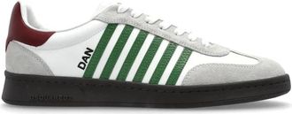 Dsquared2 Sportschoenen Boxer - Heren - Sneakers - Wit - 41 EU - Leer - Schoenen