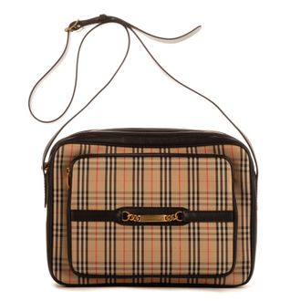 Burberry Pre-owned Womens Messenger Shoulder Bag - Beige - One Size