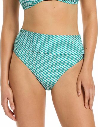 JETS Womens Asceno Fold Bikini Bottom In Mineral