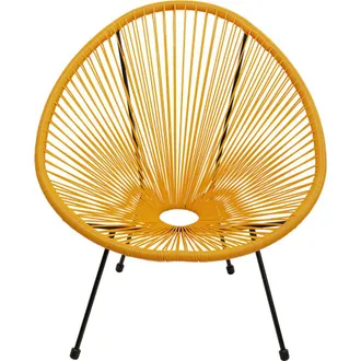 Kare Design Sill&oacute;n acapulco naranja