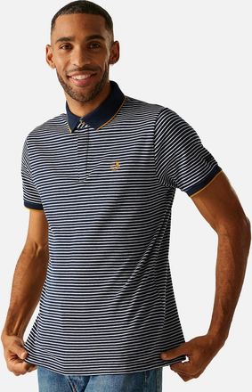 Regatta Mens Regatta Mens Tiver Striped Polo Shirt - White - Size: 36