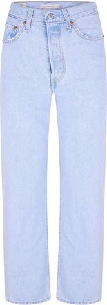 Levi's Womens Levis Ribcage Straight Ankle Noe Dar in Ojai Shore - Blue - Size 25W/29L
