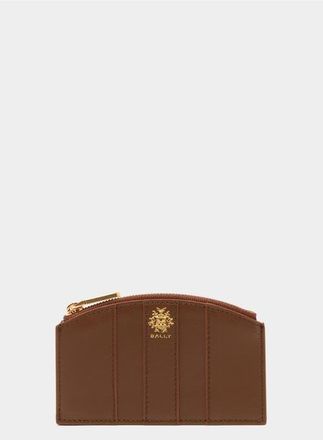 Bally Signature Coin Purse in Brown at Nordstrom